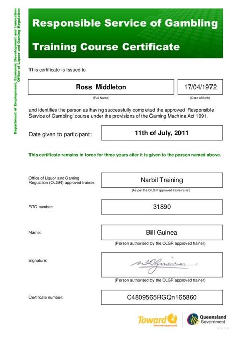 rsg certificate|Iba pa.